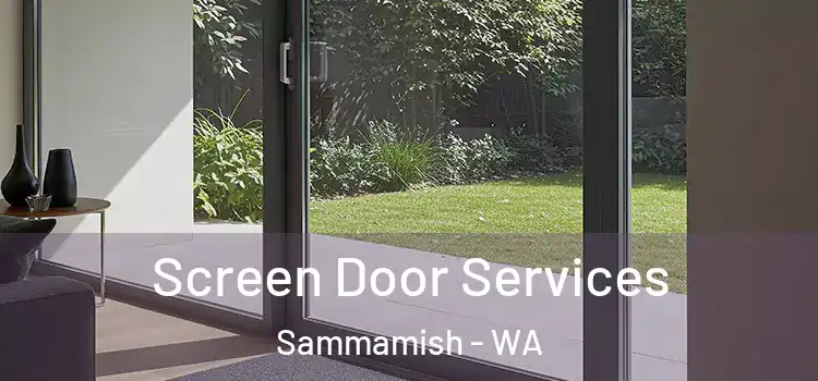 Screen Door Services Sammamish - WA